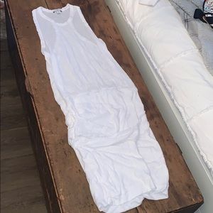 James Perse White Sleeveless Dress